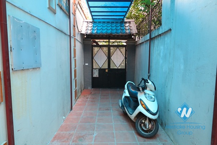 A unique- style house beautiful large garden for rent in Ba Dinh district