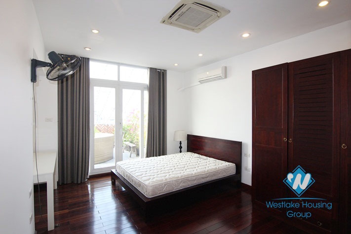 Two bedrooms with big balcony for rent in Tay Ho district, Ha Noi