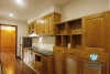 A beautiful high-floor apartment with 1 bedroom for rent on Kim Ma street, Ba Dinh