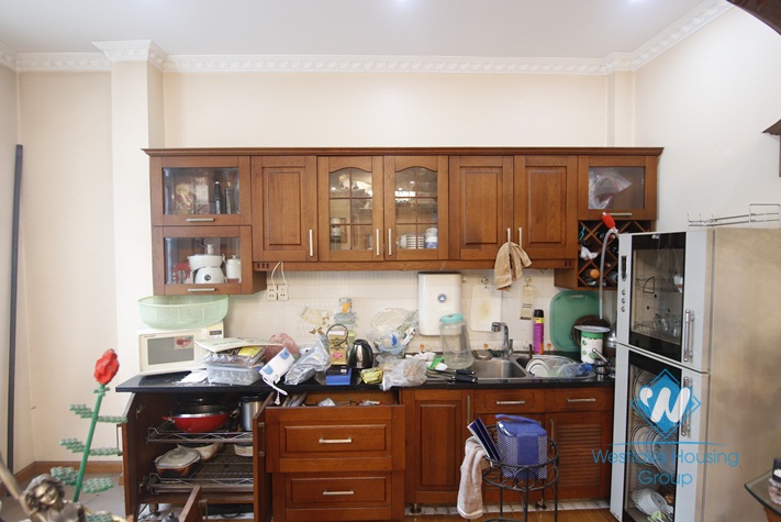 A spacious and semi-furnished 4 bedroom house for rent on Kim Ma