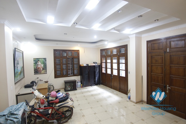 A spacious and semi-furnished 4 bedroom house for rent on Kim Ma