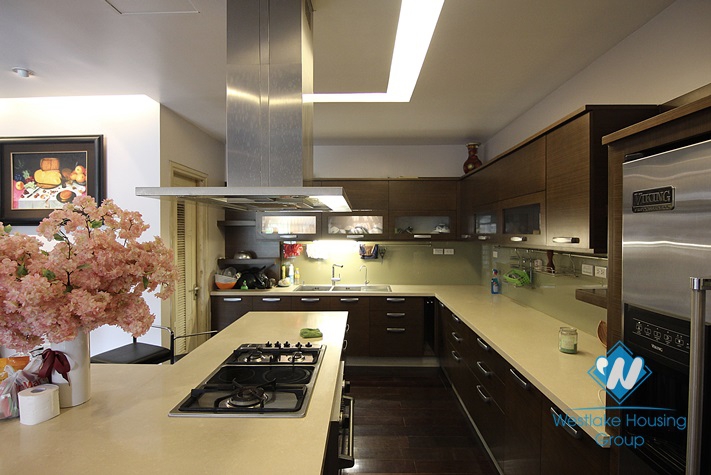 Gorgeous house with big living room in Westlake Tay Ho, Hanoi, Vietnam area for rent 