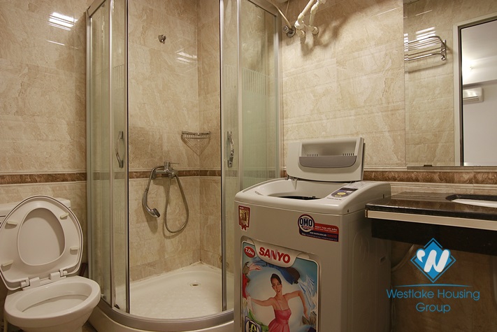 Spacious one bedroom rooftop apartment for rent in Dong Da, Hanoi