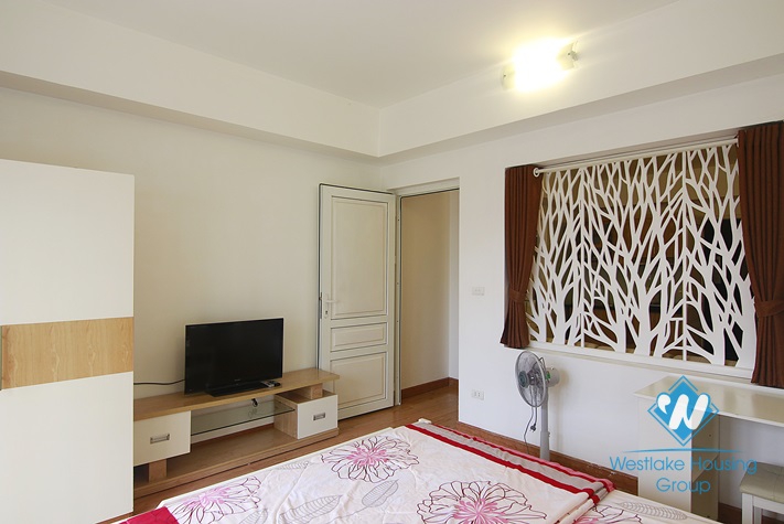 Spacious one bedroom rooftop apartment for rent in Dong Da, Hanoi