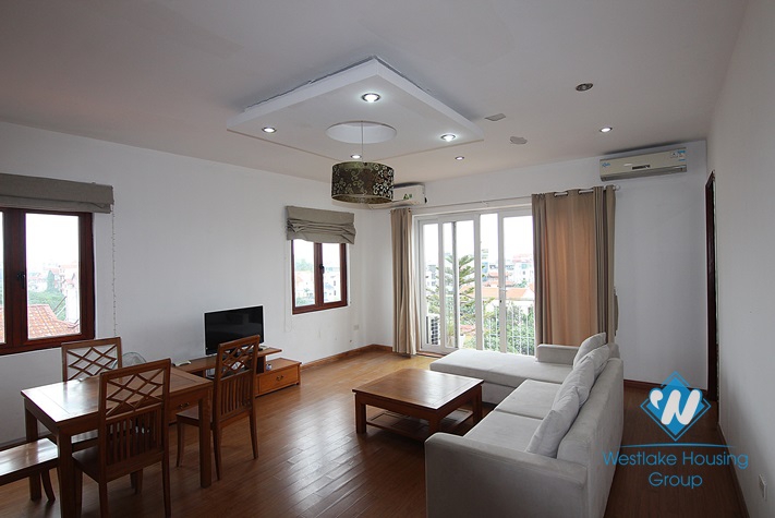 Spacious apartment for rent on Xuan Dieu, Tay Ho, Hanoi