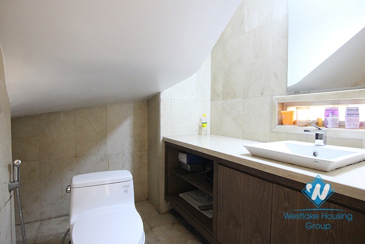 Gorgeous house with big living room in Westlake Tay Ho, Hanoi, Vietnam area for rent 