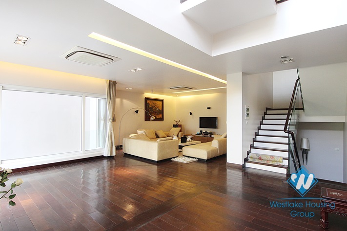 Gorgeous house with big living room in Westlake Tay Ho, Hanoi, Vietnam area for rent 