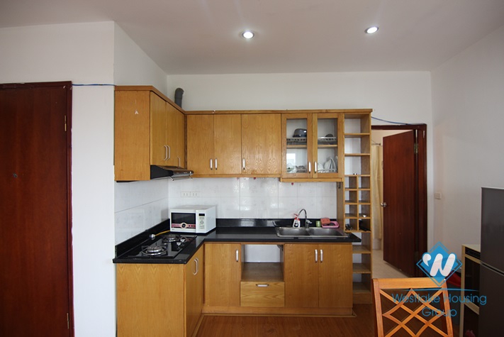 Spacious apartment for rent on Xuan Dieu, Tay Ho, Hanoi