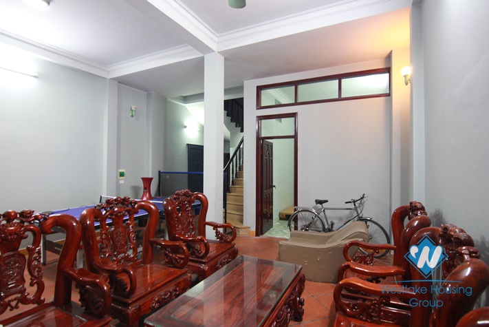 Unfurnished with good quality house for rent in Au Co st, Tay Ho District 