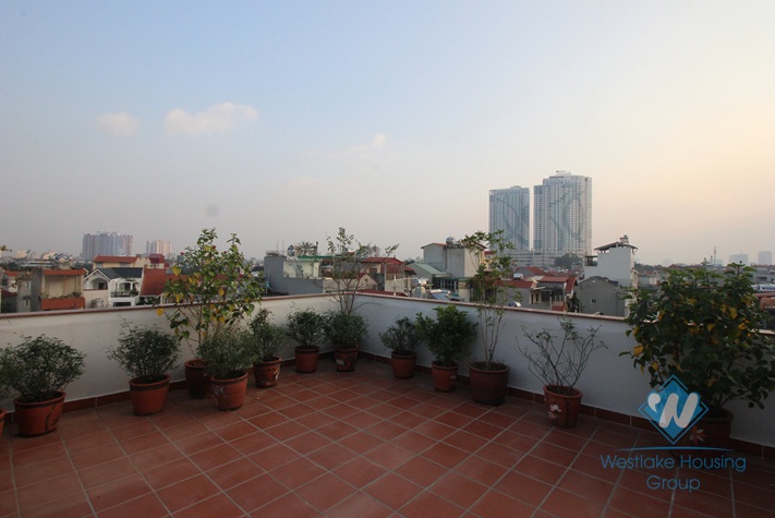 A beautiful 1 bedroom apartment with little balcony for rent on Ngoc Thuy, Long Bien