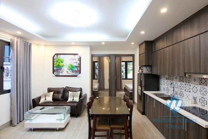 Two bedrooms serviced apartment for rent in Au Co, Tay Ho.