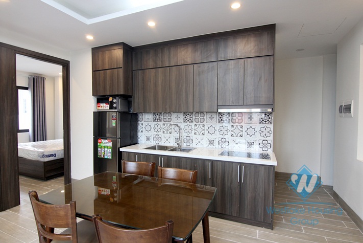 Two bedrooms serviced apartment for rent in Au Co, Tay Ho district.
