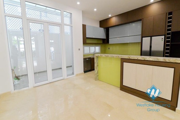A semi-furnished 5 bedroom villa for rent in Ciputra K Block