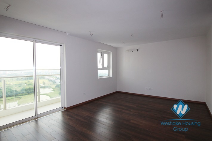 A bright and unfurinshed apartment on high floor for rent in Ciputra Compound