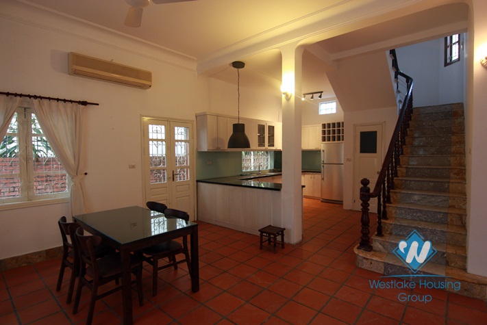 A nice house with big yard for rent in Tay ho, Ha noi