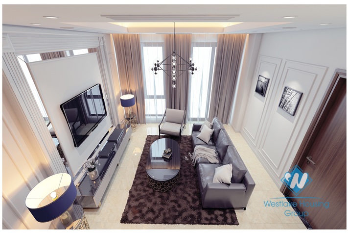 A superb and wonderful 3 bedroom apartment for rent in Ciputra Compound
