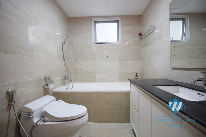 A beautiful and newly-finished 3 bedroom apartment for rent in Ciputra L Tower