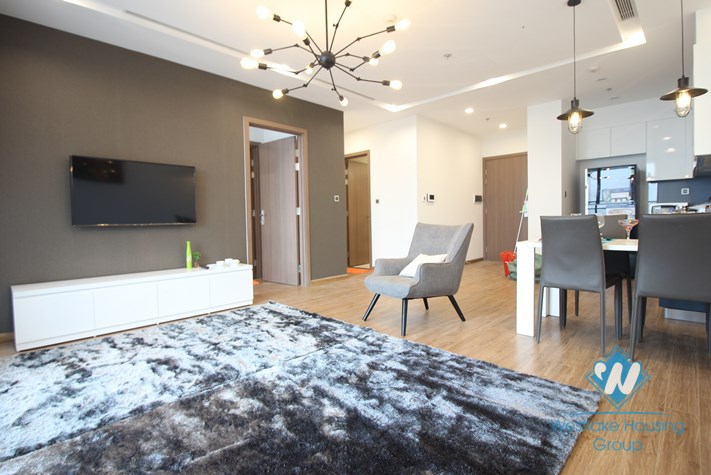 Nice high floor two bedrooms apartment for rent in Vinhome Metropolis, Ba Dinh district, Ha Noi