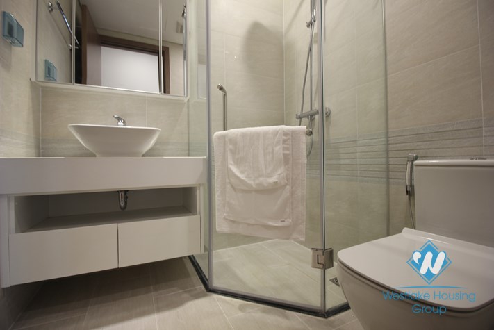 Nice high floor two bedrooms apartment for rent in Vinhome Metropolis, Ba Dinh district, Ha Noi