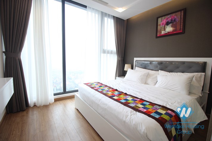 Nice high floor two bedrooms apartment for rent in Vinhome Metropolis, Ba Dinh district, Ha Noi