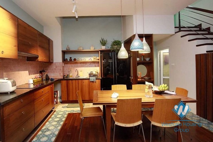 Cozy and lovely house with 3 bedrooms for rent in Dang Thai Mai area.