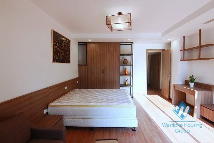 Bright and Morden 3 bedrooms apartment for rent close to Quang An street, Tay Ho district.