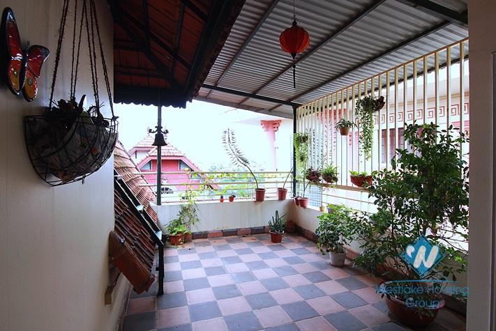 Upgraded house in good quality and 5 bedrooms for rent in Westlake Tay ho, Hanoi, Vietnam