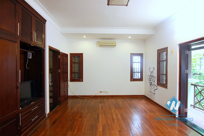 Nice house with a yard in To Ngoc Van, Tay Ho