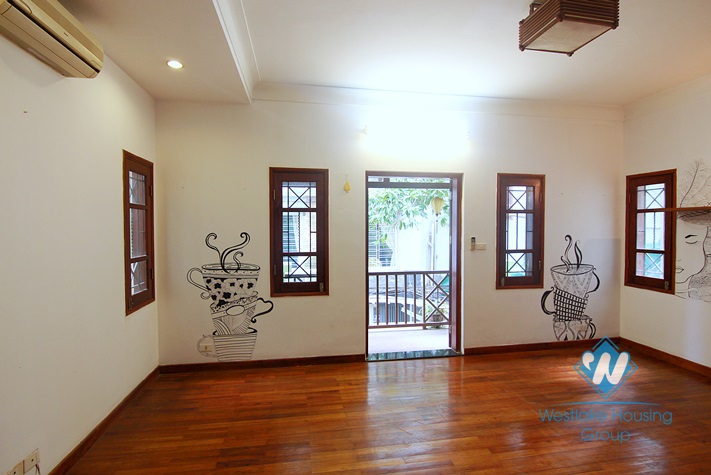 Nice house with a yard in To Ngoc Van, Tay Ho