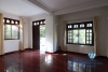 Unfurnished 4 bedrooms house with yard and garage for rent in Au Co st, Tay Ho area.