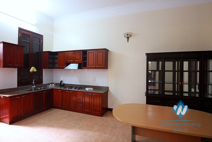 Three bedrooms house with big terrace for rent in Tay Ho area.