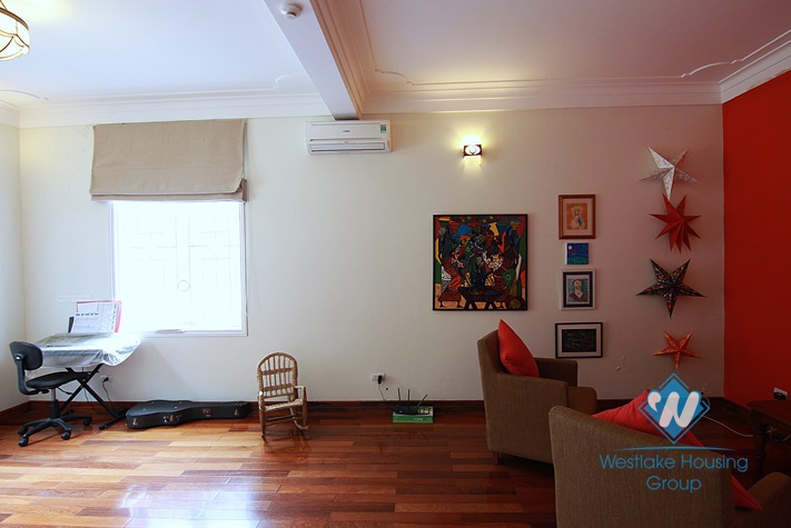 Upgraded house in good quality and 5 bedrooms for rent in Westlake Tay ho, Hanoi, Vietnam
