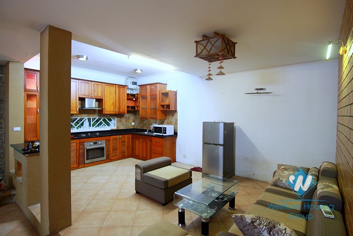 Nice house with a yard in To Ngoc Van, Tay Ho