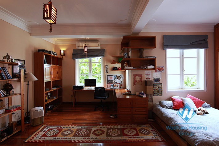 Upgraded house in good quality and 5 bedrooms for rent in Westlake Tay ho, Hanoi, Vietnam