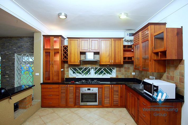 Nice house with a yard in To Ngoc Van, Tay Ho