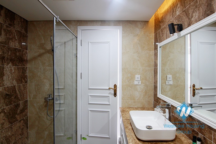 A royal apartment with morden 3 bedrooms for rent in D' Le Roi Soleil, Tay Ho area.