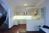 Unfurnished 4 bedrooms house with yard and garage for rent in Au Co st, Tay Ho area.