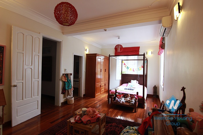 Upgraded house in good quality and 5 bedrooms for rent in Westlake Tay ho, Hanoi, Vietnam