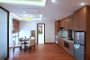 Bright and Morden 3 bedrooms apartment for rent close to Quang An street, Tay Ho district.