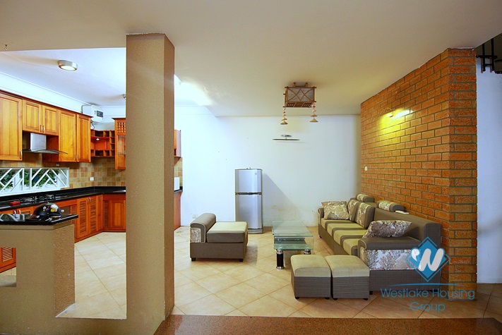 Nice house with a yard in To Ngoc Van, Tay Ho