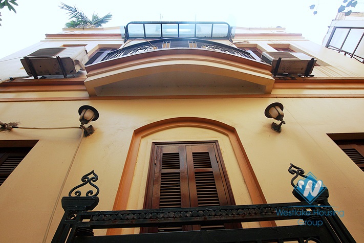 Three bedrooms house with big terrace for rent in Tay Ho area.