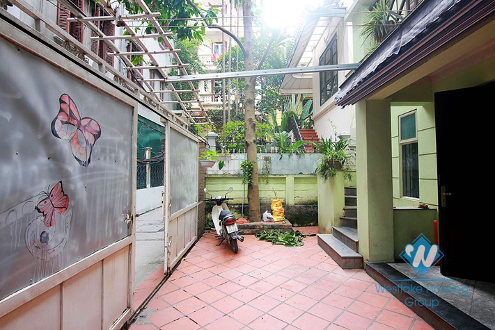 Nice house with a yard in To Ngoc Van, Tay Ho