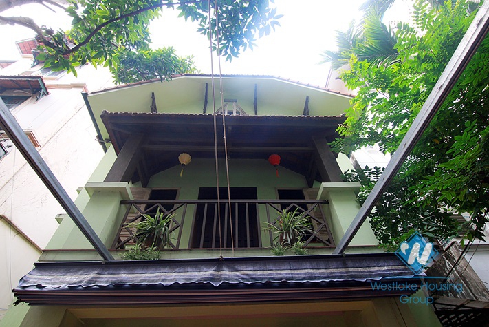 Nice house with a yard in To Ngoc Van, Tay Ho