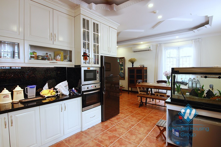 Upgraded house in good quality and 5 bedrooms for rent in Westlake Tay ho, Hanoi, Vietnam