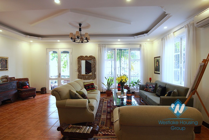 Upgraded house in good quality and 5 bedrooms for rent in Westlake Tay ho, Hanoi, Vietnam
