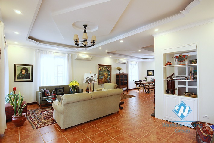 Upgraded house in good quality and 5 bedrooms for rent in Westlake Tay ho, Hanoi, Vietnam