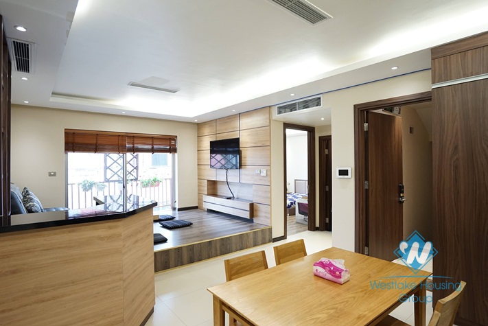 A stylish and modern 2 bedroom apartment for rent on Lieu Giai, Ba Dinh