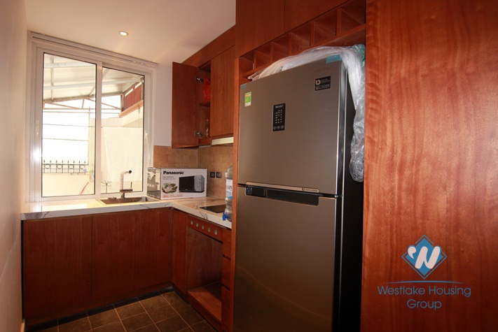 A cozy and  elegant apartment on the ground floor for rent in Dang Thai Mai