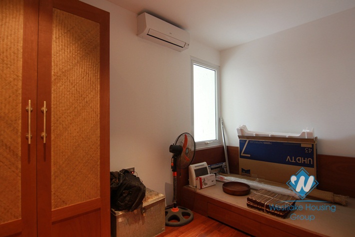 A cozy and  elegant apartment on the ground floor for rent in Dang Thai Mai