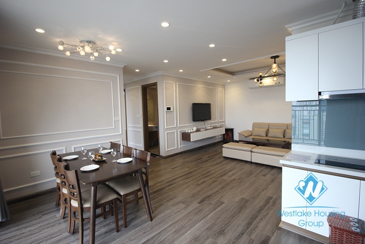 A spacious 3 bedroom apartment for rent in HongKong Tower, Hanoi